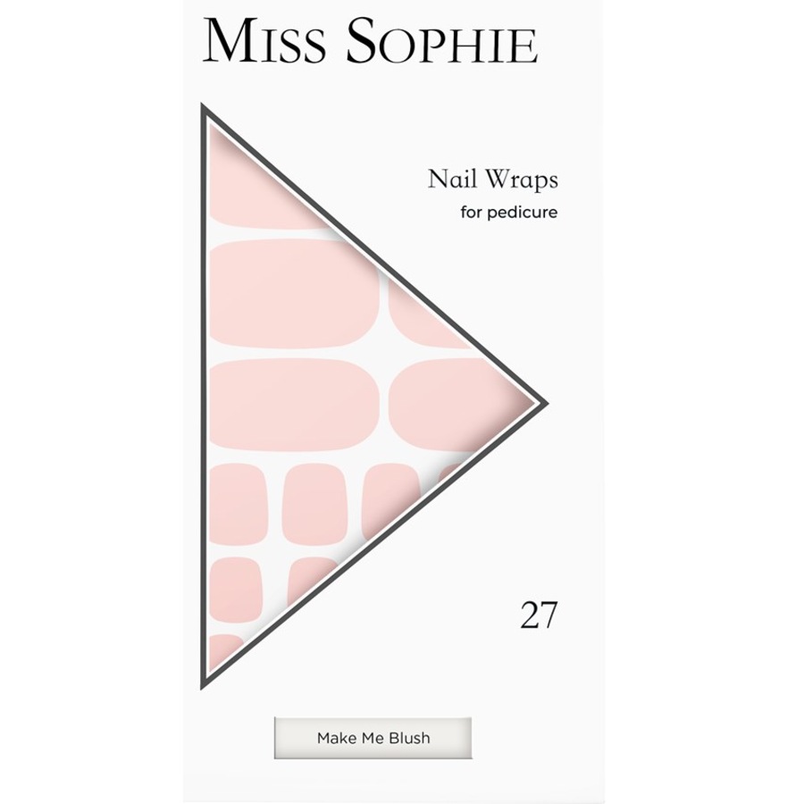 Miss Sophie Unghie finte Make Me Blush Pedicure Wrap