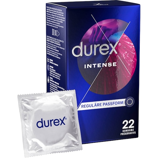 Durex Nydelse og Kærlighed Condoms Intense 22 Stk. (10,00 kr / 1 stk.)