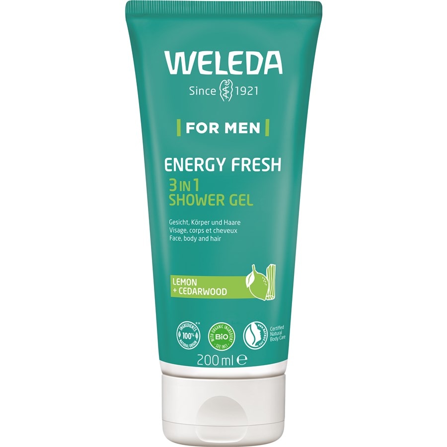 Weleda Shower Gel For Men Energy Fresh 3in1 Shower Gel