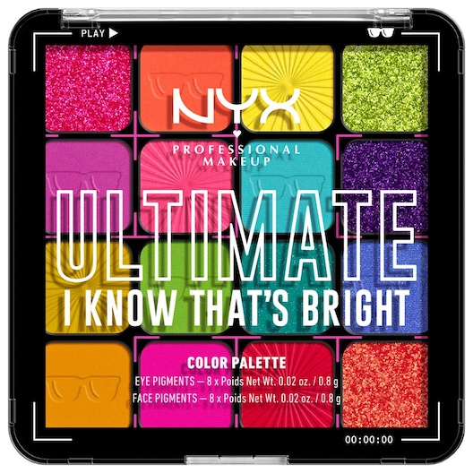 NYX Professional Makeup Lidschattenpaletten Ultimate Shadow Palette I Know That's Bright Damen