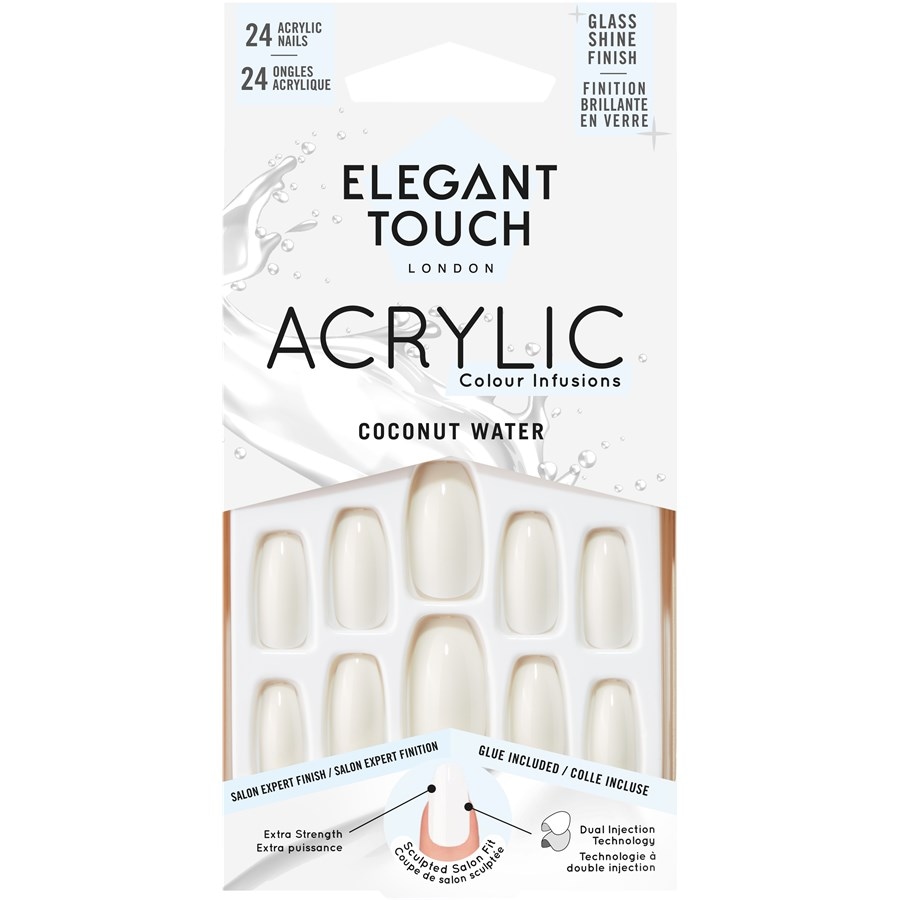 Elegant Touch Unghie finte Colour Acrylic Coconut Water