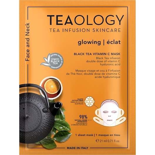 Photos - Facial Mask Teaology Teaology Black Tea Vitamin C Mask Female 21 ml