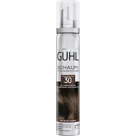 Guhl Hårpleje Foam & tint stabiliser Hårtoning mousse 30 Mørkebrun 72 g