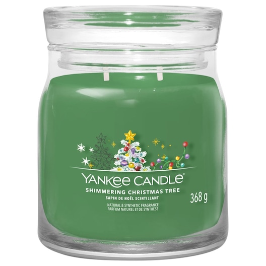 Zdjęcia - Odświeżacz powietrza Yankee Candle Świece zapachowe Shimmering Christmas Tree Świeczki Unisex 368 g 