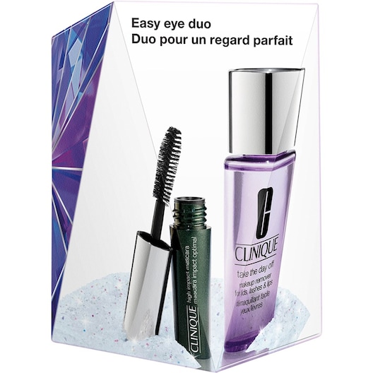 Clinique Make-up Øjne Gavesæt High Impact™ mascara i sort 3,5 ml + Take The Day Off™ make-up remover 50 1 Stk.