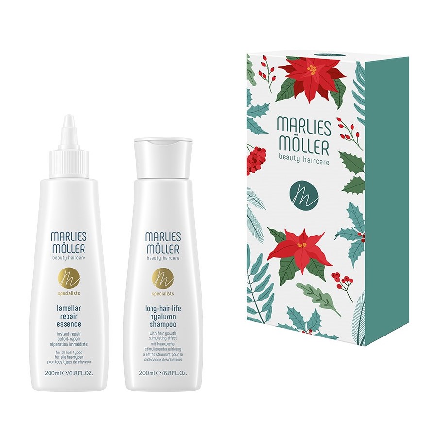Marlies Möller Specialists Geschenkset Long-Hair-Life Hyaluron Shampoo 200 ml + Lamellar Repair Essence 200 ml / 1 Stk.