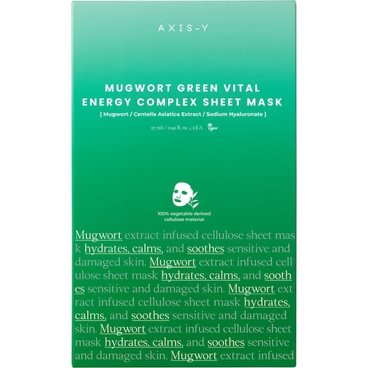 Axis-Y Masken Green Vital Energy Complex Mask Feuchtigkeitsmasken Damen