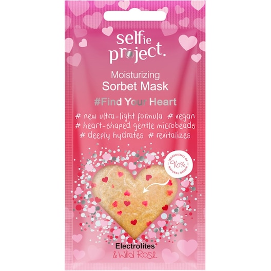 Selfie Project Tuchmasken #Find your Heart Feuchtigkeitsmasken Unisex