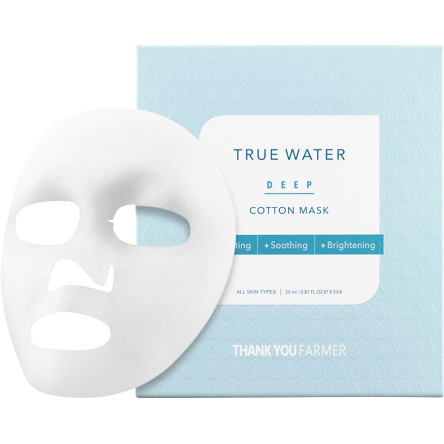 Thank You Farmer Mask True Water Deep Cotton Mask