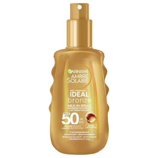 GARNIER Ambre Solaire Ideal Bronze Milk-in-Spray Sonnenschutzspray mit LSF 50 Sonnenschutz Damen