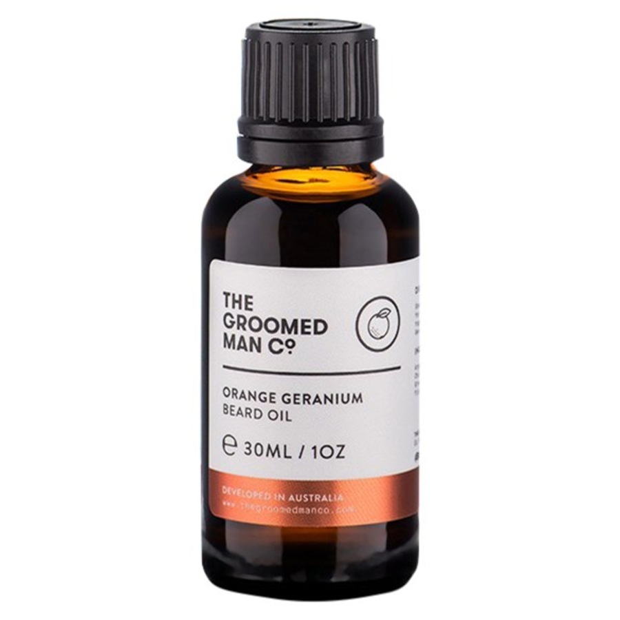 The Groomed Man Co. Cura per la barba Orange Geranium Beard Oil