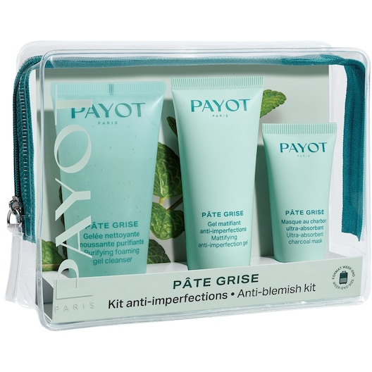 Payot Hudpleje Pâte Grise Begrænset udgaveTrio Pâte Grise 2023 Gelée Nettoyante Moussante Purifiante 50 ml +  Masque Au Charbon Ultra-Absorbant 15 ml + Gel Matifiant Anti-Imperfections 30 ml 1 Stk. (252,00 kr / 1 stk.)