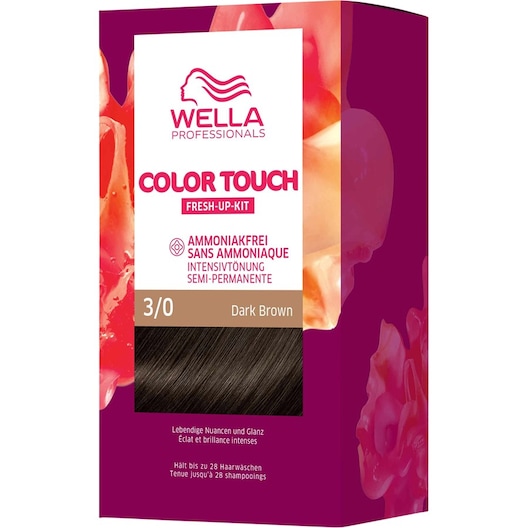 Wella Professionals Nuancer Color Touch Fresh-Up-Kit 3/0 Mørkebrun 130 ml