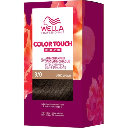 Wella Professionals Nuancer Color Touch Fresh-Up-Kit 3/0 Mørkebrun 130 ml