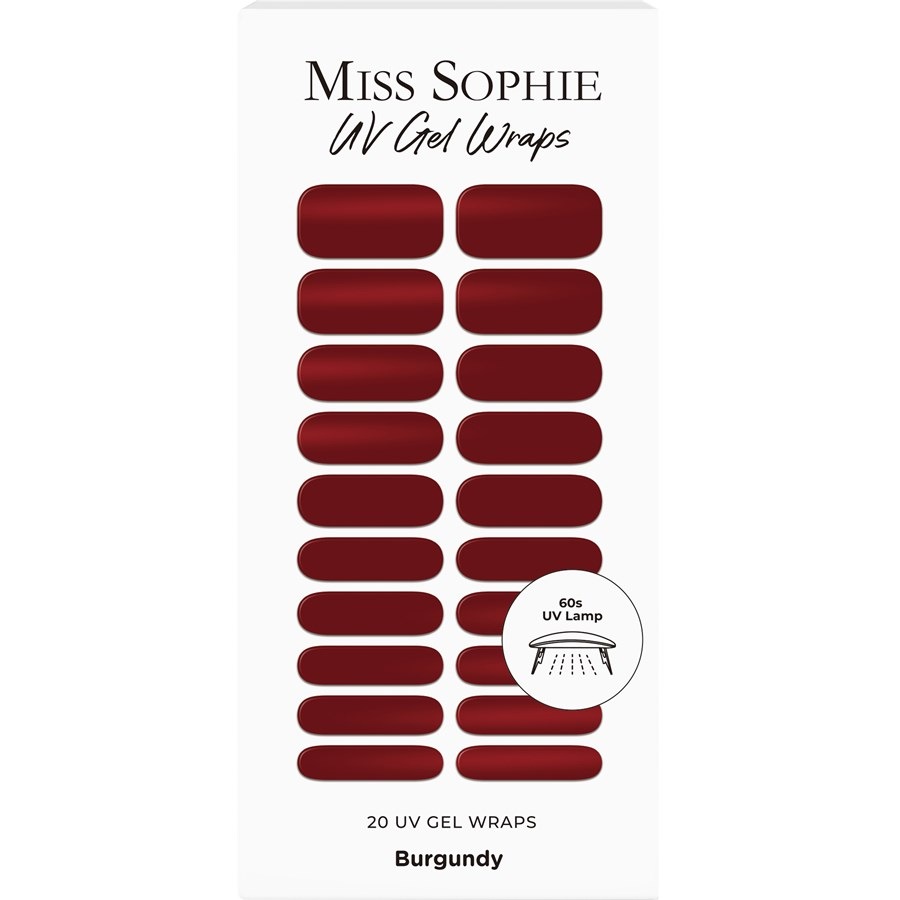 Miss Sophie Lamine per unghie UV Borgogna UV