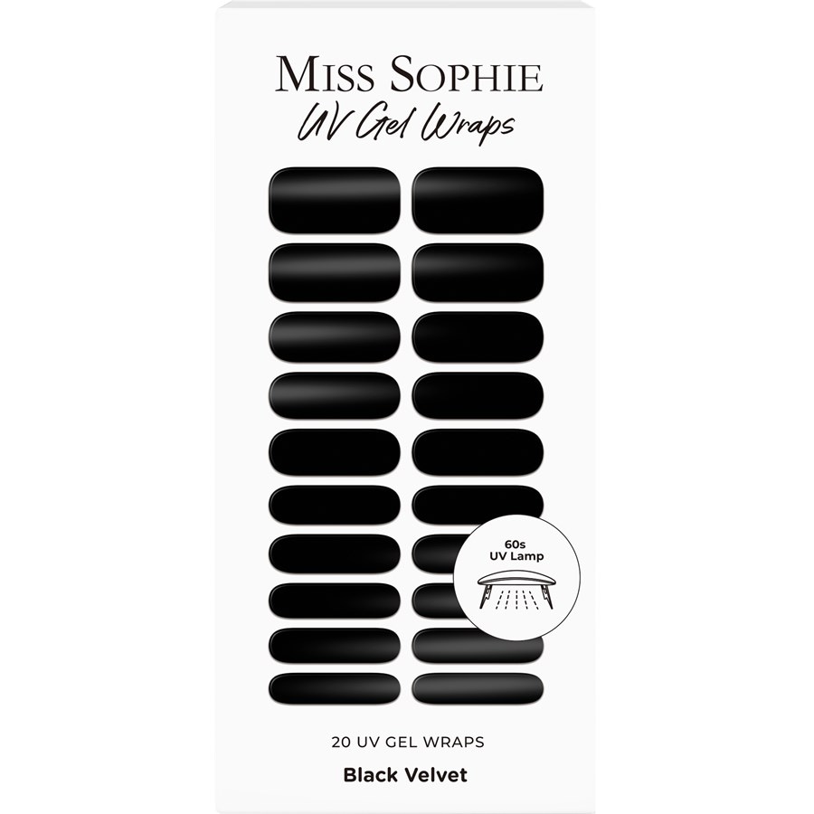 Miss Sophie Lamine per unghie UV Black Velvet UV