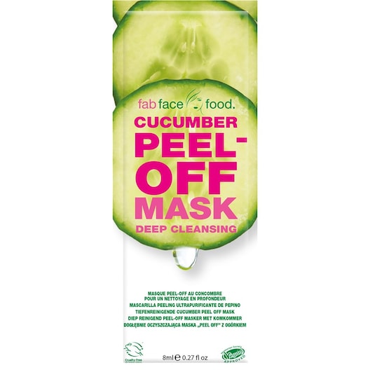 Fab Face Food Peel-Off Cucumber Mask Gesichtsmasken Damen