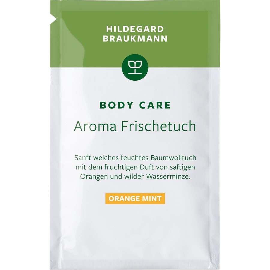 Hildegard Braukmann Body Care Salviette fresche all'aroma di menta e arancia