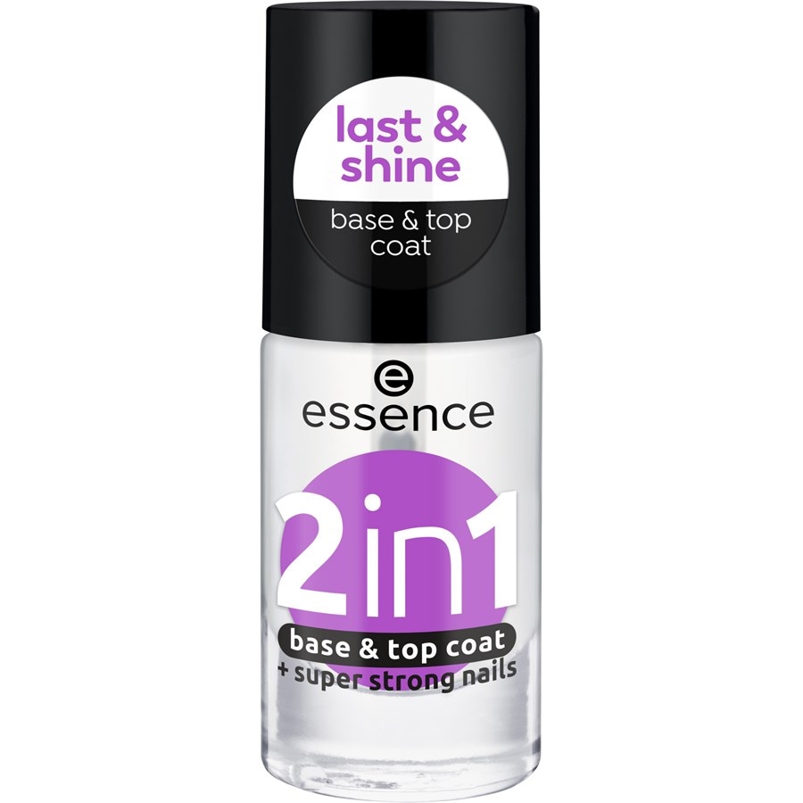 Essence Smalto per unghie 2 in 1 Base & Top Coat