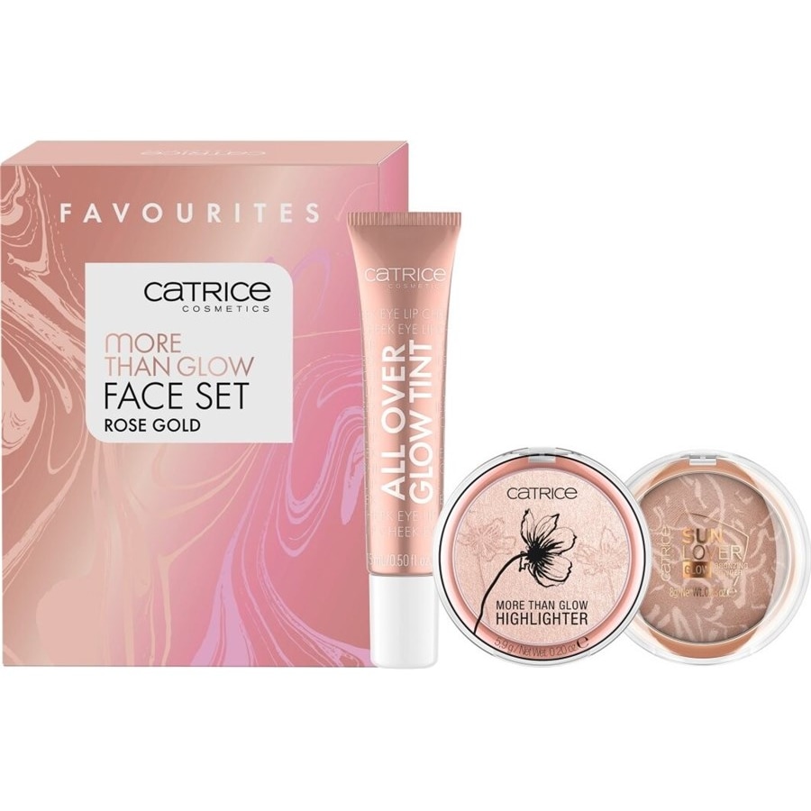 Catrice Highlighter More Than Glow Face Set Rose Gold