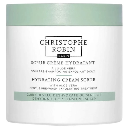 Christophe Robin Pflege Hydrating Cream Scrub with Aloe Vera Kopfhautpeeling Damen