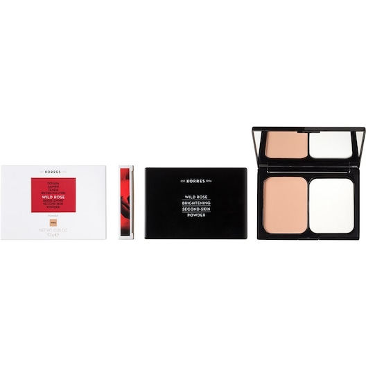 Korres Puder Lysnende Second Skin kompakt pudder Kompaktpudder Female 10 g
