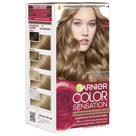 GARNIER Color Sensation Dauerhafte Haarfarbe 7.0 Opal Blond Coloration Damen 1 ct
