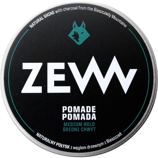 ZEW for Men Hair Pomade with charcoal Stylingcreme