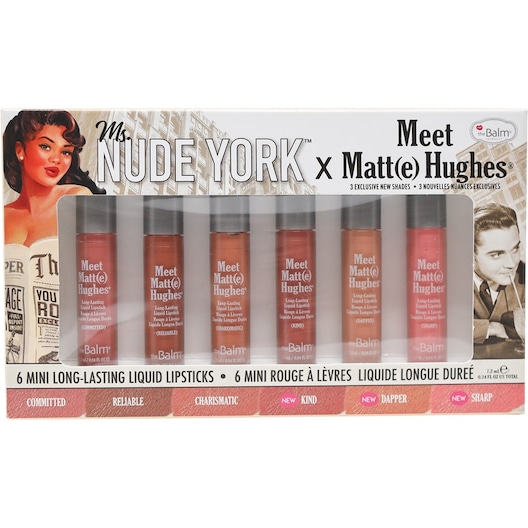 The Balm Lipstick Ms. Nude York x Triff Matt(e) Hughes Lippenstift-Sets Damen