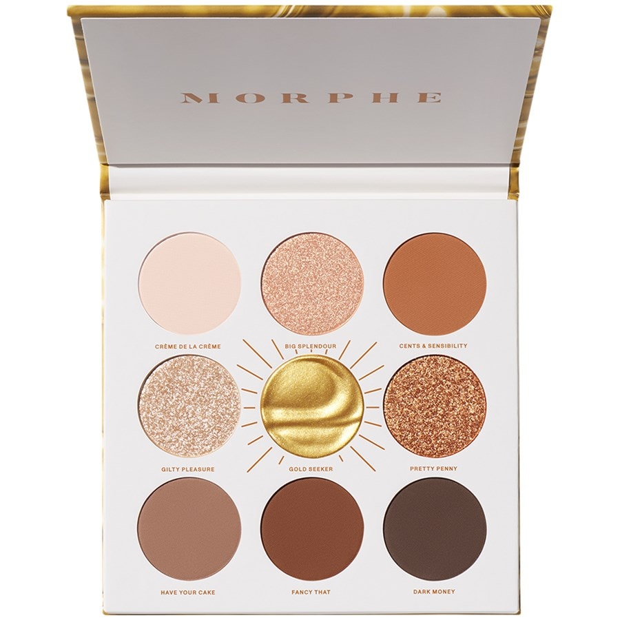 Morphe Ombretto Rich & Foiled Artistry Palette Gold Seeker