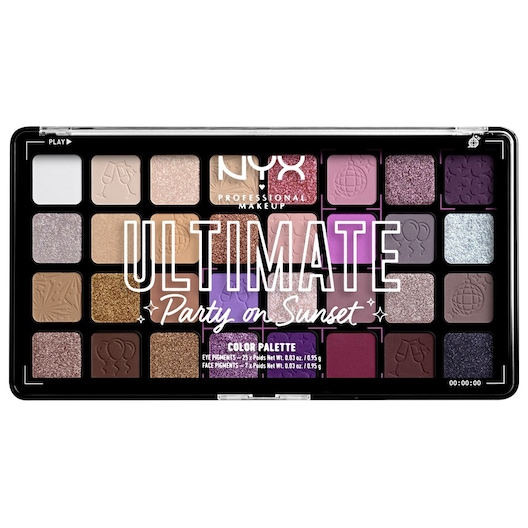 NYX Professional Makeup Øjenmakeup Øjenskygger Party at SunsetUltimate Shadow Palette 32-Pan 299,4 g