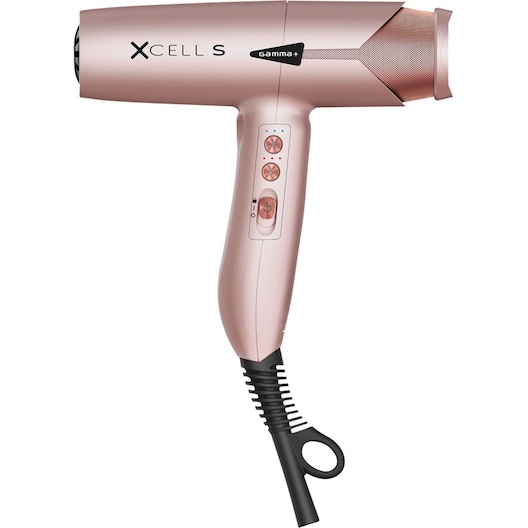GAMMA+ Hårtørrere XCELL S Matt Gold Rose - ultralet med digital motor og ionteknologi Female