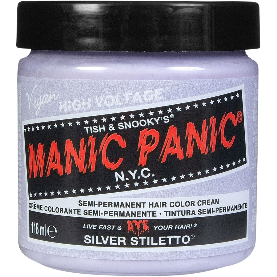 Manic Panic High Voltage Classic Silver Stiletto