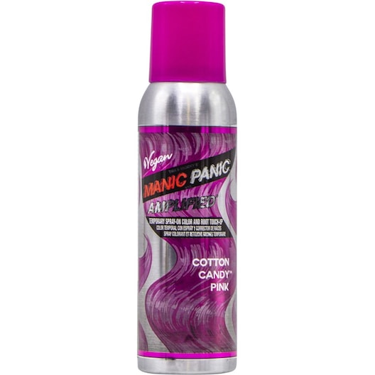 Manic Panic Farvning af hår Amplified Spray Cotton Candy Pink - Midlertidig hårfarvespray, vegansk 125 ml