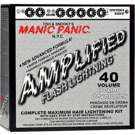 Manic Panic Blegning Flash Lightning Bleach Kit 40 volumen Affarvning og blondering Unisex