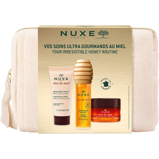 Nuxe Kropspleje Rêve de Miel Gavesæt Rêve de Miel hånd- og neglecreme 15 ml + Rêve de Miel læbepomade med honning 15 g + Rêve de Miel læbepomade med honning 10 ml