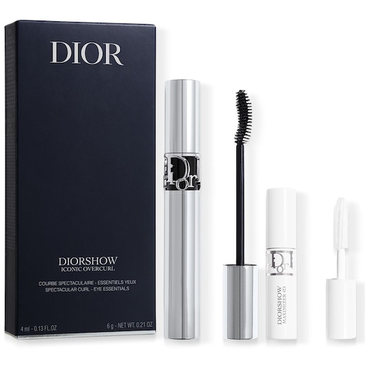 DIOR Øjne Mascara and Lash Primer-Serum - Volume CurlEye Essentials Diorshow Set Iconic Overcurl, nuance 090 Black + Maximizer 4D, 4 ml 1 Stk.