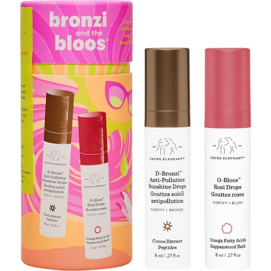 Drunk Elephant Ansigtspleje Serum Bronzi and the Bloos D-Bronzi Anti Pollution Sunshine Drops 8 ml + O-Bloos Rosi Drops 8 ml