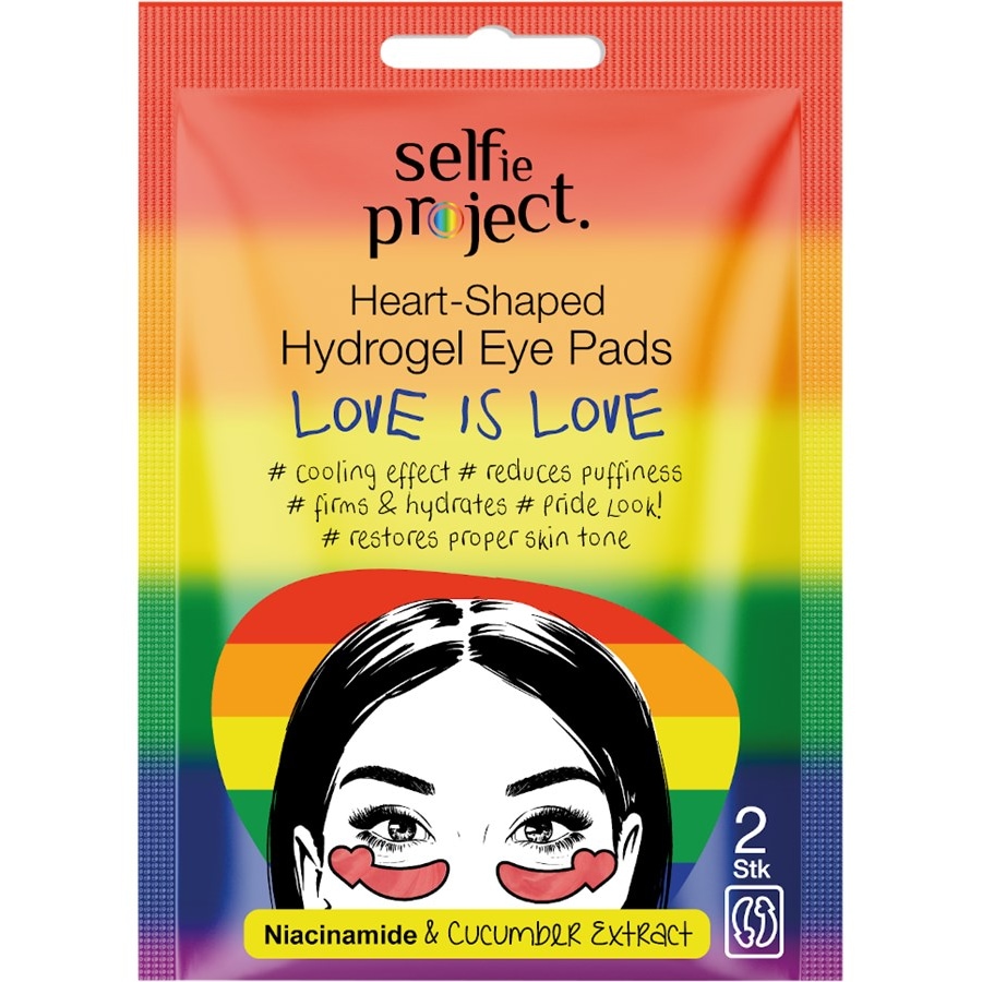 Selfie Project Cura degli occhi #LoveIsLove Heart-Shaped Hydrogel Eye Pads