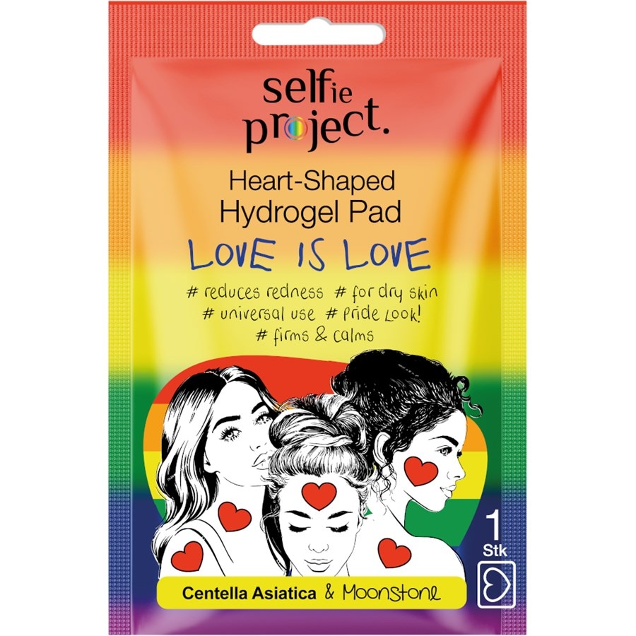 Selfie Project Maschere per il viso #LoveIsLove Heart-Shaped Hydrating Hydrogel Pad