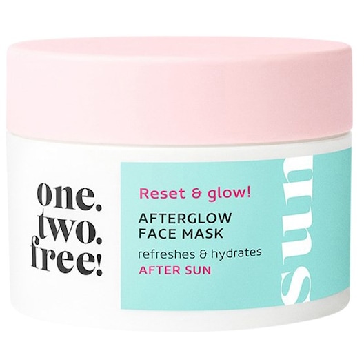 One.two.free! Solpleje Afterglow Face Mask Aftersun Female 50 ml