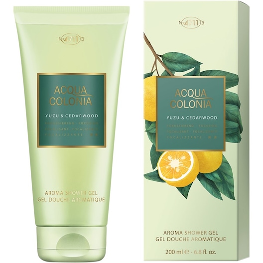 4711 Acqua Colonia Yuzu & Cedarwood Aroma Shower Gel gels Unisex 200 ml