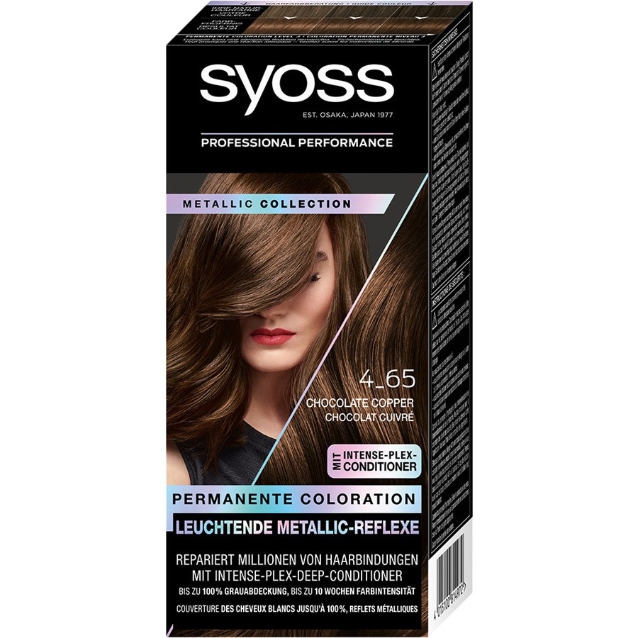 Syoss Metallic Collection Colorazione permanente 4_65 Chocolate Copper