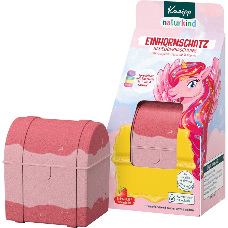 Kneipp Bagnetti bambini Il bambino della natura Sorpresa da bagno del tesoro dell'unicorno