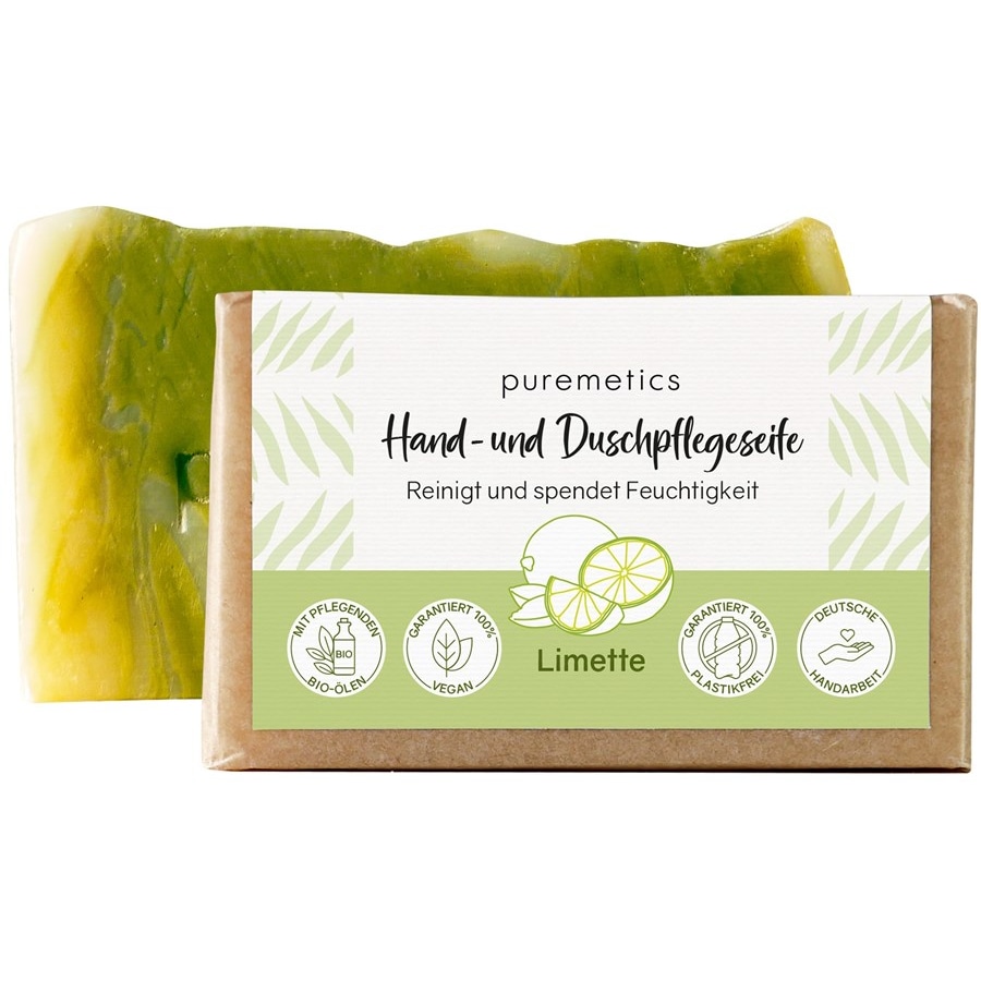 puremetics Natural soaps Sapone per mani e doccia al lime