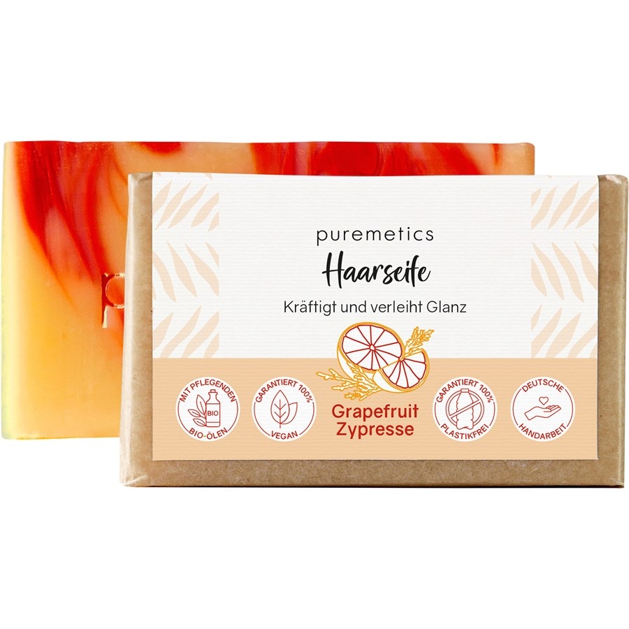 puremetics Natural soaps Sapone per capelli Pompelmo Cipresso