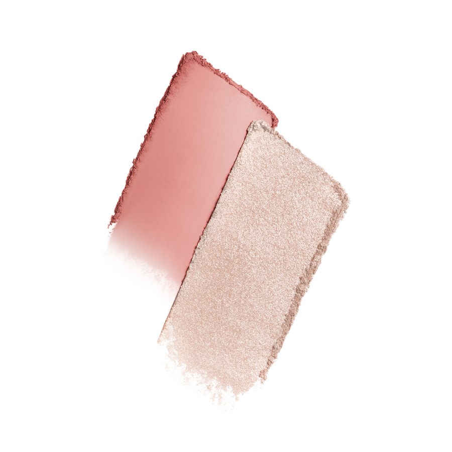 Schimmernder Blush In Orange & Rosa – Marmorierter Puder Mit Glitzer, Geprägt – Highlighter & Rouge In Einem