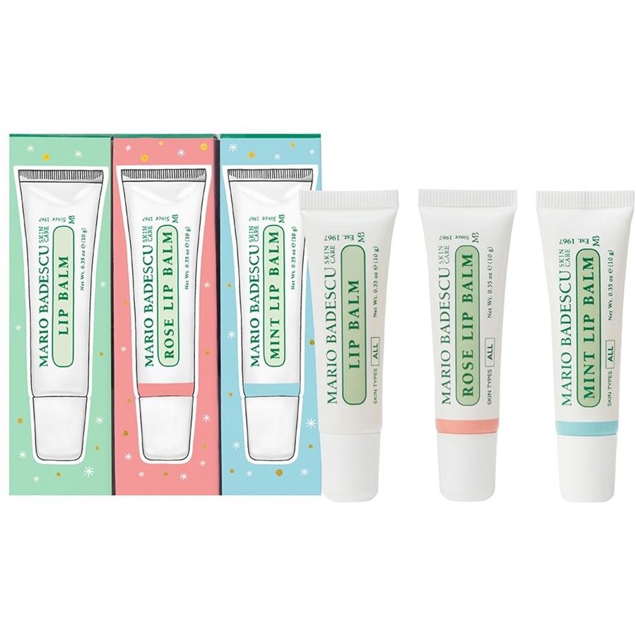 Mario Badescu Cura idratante Trio di balsami per labbra