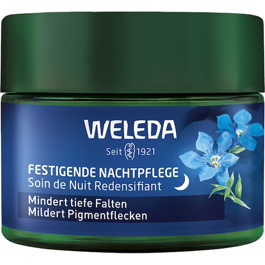 Weleda Ansigtspleje Night Care Opstrammende natpleje Blå ensian & Edelweiss 40 ml (3.965,00 kr / 1 l)