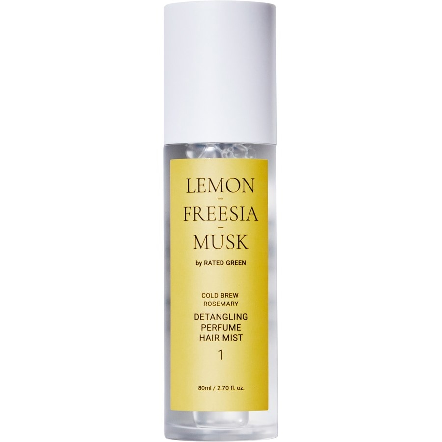 RATED GREEN Spray Limone-Freesia-Muschio Profumo districante per capelli 01